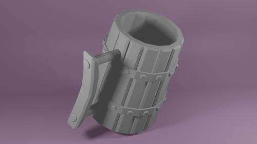 Low Poly Tankard No Texture preview image